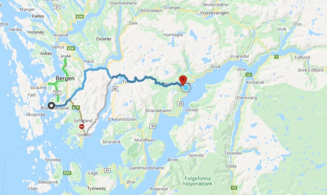 Villa Hardanger Feriesenter Nesvika Norheimsund Esterno foto